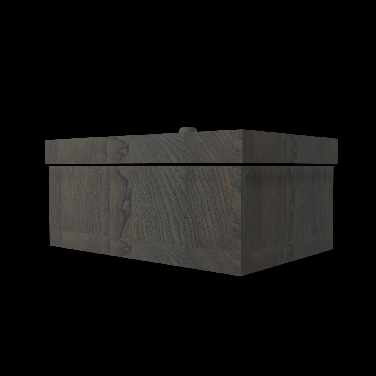 Coffret à couvercle La Balme — rendu 3D