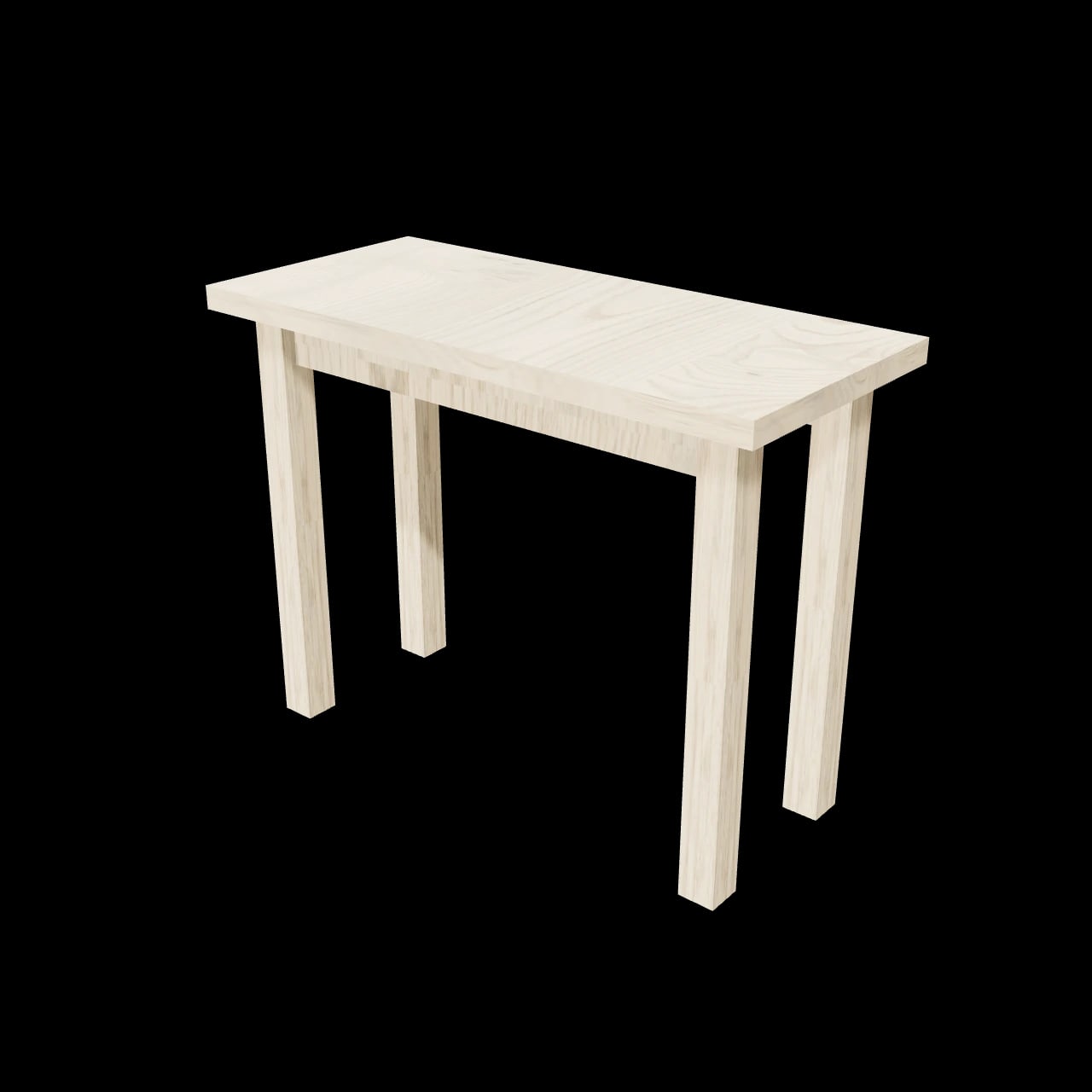 Coiffeuse Charavines — rendu 3D