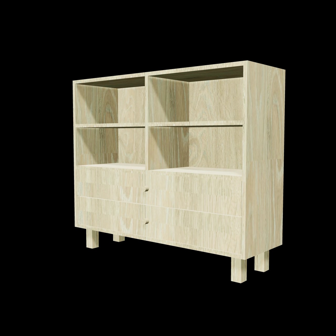 Console d'entrée Chamagnieu — rendu 3D