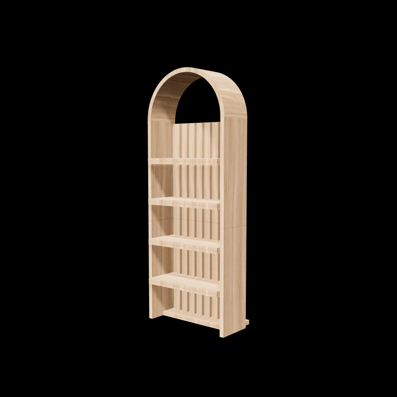 Étagère arche Renage — rendu 3D