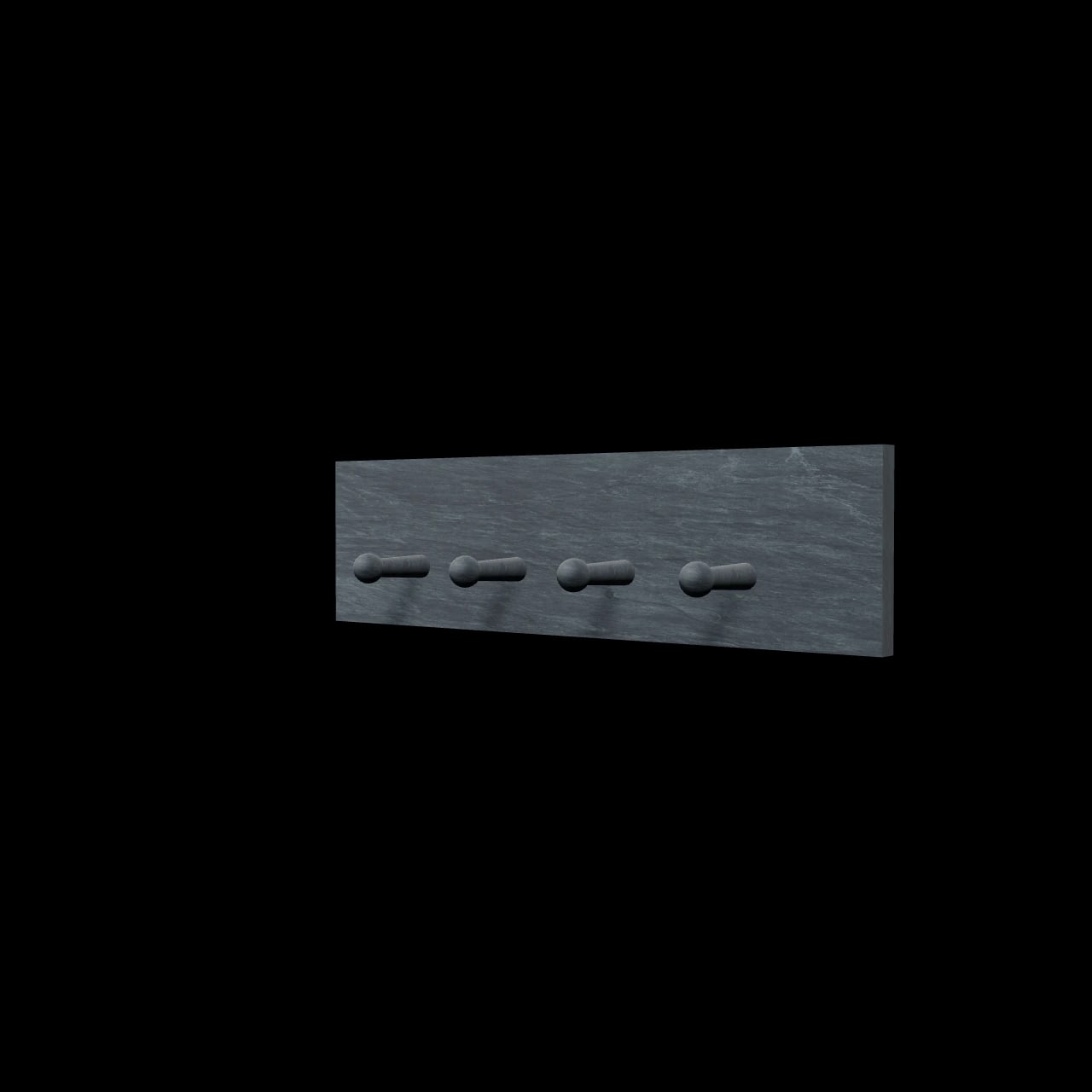 Porte-manteau Corbelin — rendu 3D