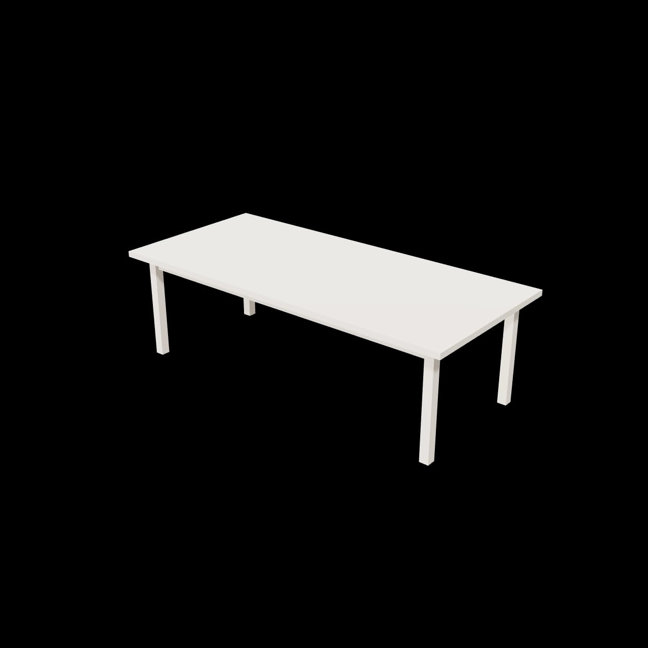 Table de réunion Heyrieux — rendu 3D