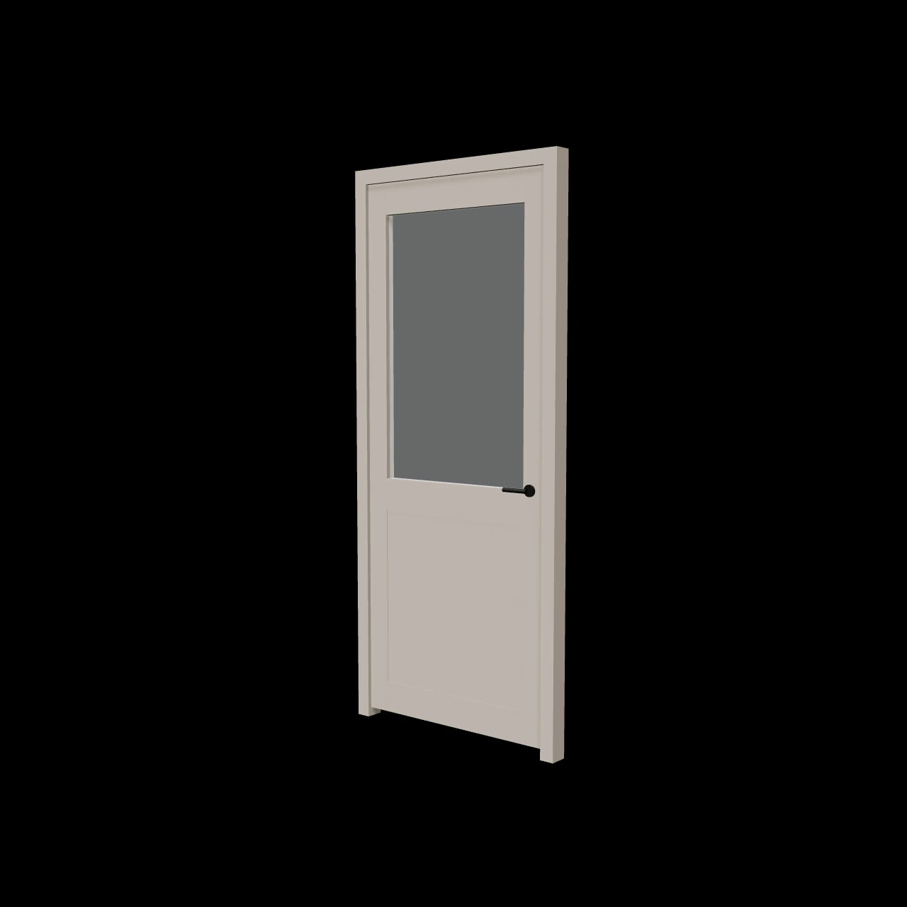 Porte d'intérieur Voiron — rendu 3D